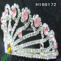 Venta al por mayor brillo elegante Rhinestone reina princesa tiara corona